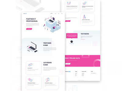 Netta Code Landing Page branding business simple ui uidesign uiux