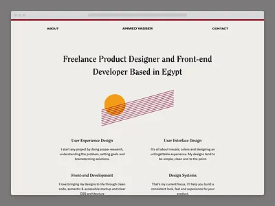 v3 clean minimal personal website portfolio typography