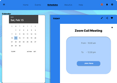 Daily UI : 71 Schedule ...