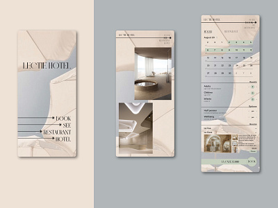 Hotel - Mobile website booking design digital hotel hotels phone restaurant sketch ui ux web