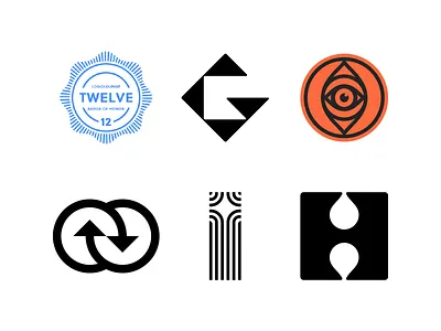 Logo Lounge book 12 arrows award brand identity branding drop eye g logo geometric h logo i logo letter logo lettermark logo logo design logolounge minimal monogram negative space logo