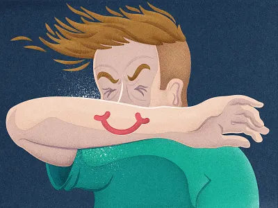 Why does sneezing feel so good? conceptual conceptual illustration editorial editorial art editorial illustration illustration illustration art illustrator magazine illustration science illustration