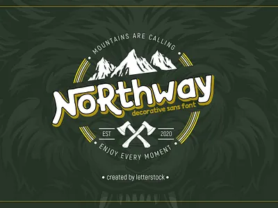 Northway decorative sans font design font font awesome font design fonts collection logo font retro font typeface typography vintage font