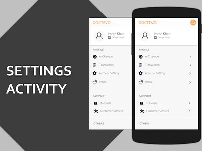 Android Settings Activity Page Design activity android app android app design app app design design mobile ui mockup mockup design settings ui ui ui design uidesign