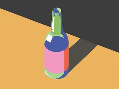 Bottle bottle bottle design bottle label colourful logo illustration malika favre shapes simple simplicity vector