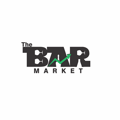 Bar market logo brand branding design flat logo minimal ui vector