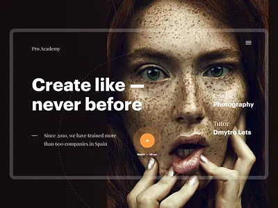 Online Education Platform Design academy architecture art awwwards contemporary design fashion full personal photography size web website