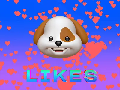 #️⃣ generator app promo 🐶 3d animation branding c4d design illustration motion motion design type typography