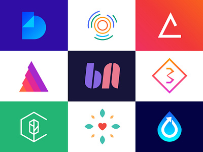 Logofolio 2019-2020 branding branding and identity branding design colorful company logo creative design creative logo gradients ideas identity identity design logo logofolio marks minimalism portfolio symbols symbolset