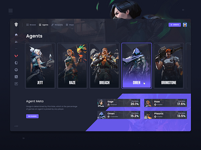 Tournament & Esports Platform - Valorant Agents bracket brackets competitive esports experience figma game games interface tournament tournaments ui user userinterface ux valorant