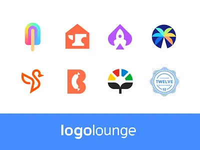 logolounge branding flat logo identity logo logolounge 12 mark modern logo negativespace symbol
