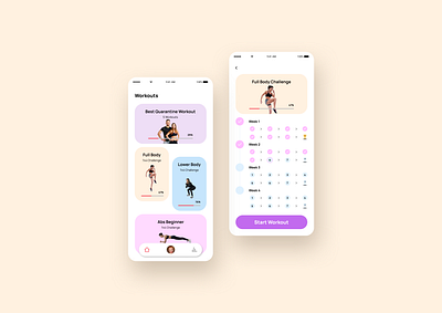 Workout Tracker/041 041 daily 100 challenge dailyuichallenge design fitness app workout app workout tracker