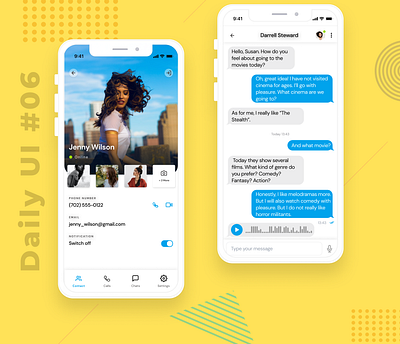 Daily UI #06 app design ui ux