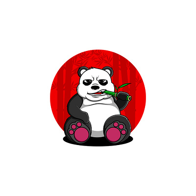 Lazy Panda brand character design illustration illustrator mascot mascot character mascot design mascot logo vector