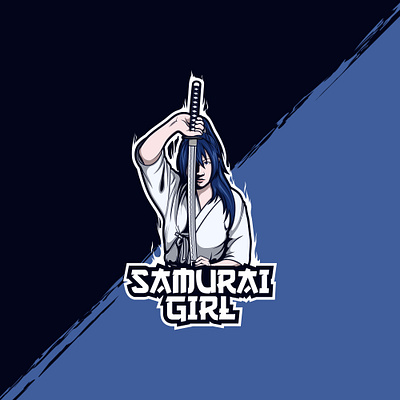 Samurai Girl character design graphic design illustration illustrator mascot mascot character mascot design mascot logo vector