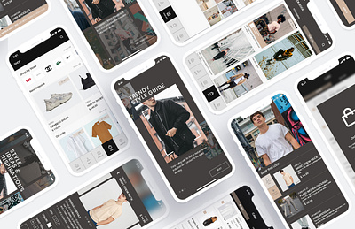 Fashion Lookbook E-commerce App app appdesign application dailyui dribbble interfacedesign uidesign uiux uiuxdesign userinterface