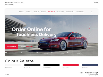 Tesla - Website Concept cars design redesign tesla ui ux web website