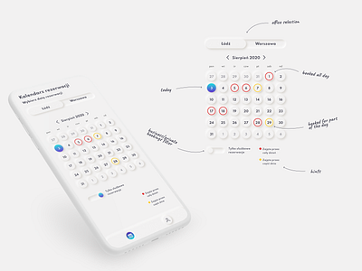 hyCar app. app design neumorphic neumorphical neumorphism parking ui ux