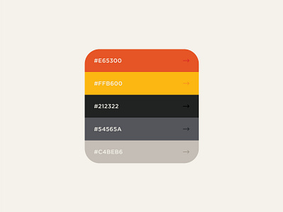 Color Palette No. 3 brand branding color color palette colorful colors colorscheme design gradient gradients identity industrial logo logomark rainbow retro simple spectrum vintage visual identity