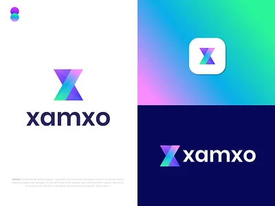 X letter logo design abstract alphabet brand identity branding design creative logo gradient graphic designer icon letter logo letter logo design logo design logo designer logo mark logotype modern logo typography x letter logo x modern logo