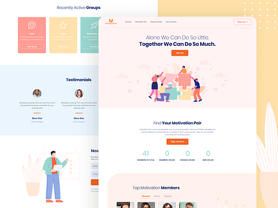 Dating Website Redesign beautiful concept dailyui dating dating website design designs illustration minimalism ui uiux uiuxdesign website