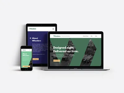 Wheelers Responsive Corporate Website brand branding corporate identity digital interactive mobile responsive responsive website truss w webdesign website website design websites wheelers wood