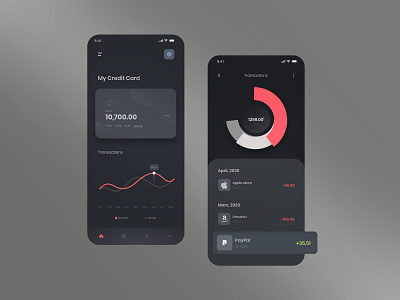 Finance - Mobile App app app design bank app banking cryptocurrency finances financial app fintech fintech app mobile ui ui uxdesign uxui