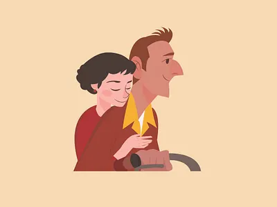 Le fabuleux destin d'amélie poulain design illustration