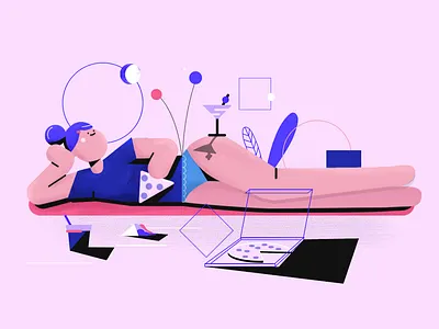 self-love / self-care adobe illustrator character character design covid19 editorial human icon illustration mental health awareness mentalhealth minimalistic pandemic ui vector
