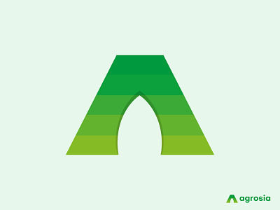 Agro Farm Logo 2d a letter a logo abstract agro farm app logo branding branding agency branding concept business creative food food logo lettermark logo designer logos logotype modern organic food typemark