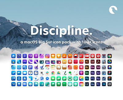 Discipline. - a macOS Big Sur icon pack with 100+ icons app apple big sur big sur icons colorful icon mac mac icon macos themes theming