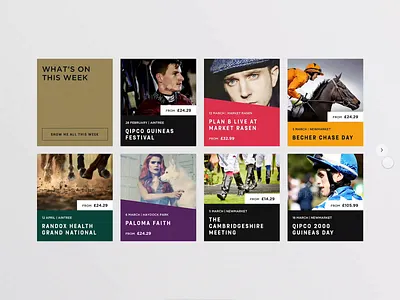 The Jockey Club - Basic module interactions design interaction interactions layout module modules prototype prototyping ui ui design uidesign visual design web design website