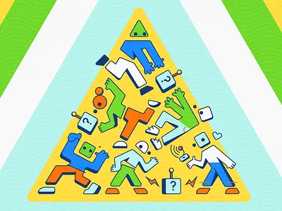 Testing a Hypothesis design design thinking hypothesis illustration