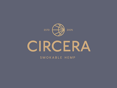 Circera Hemp Logo Pattern astral brand brand identity branding cbd circle design geometric graphic design hemp icon identity logo logo design mark moon seal set type typography logo