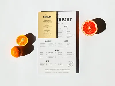 Counterpart menu argentina asis branding brunch cafe coffee shop design echo park food fruit identity logo los angeles menu print restaurant vegan