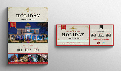 Fourth Ward Home Tour Collateral branding collateral design print