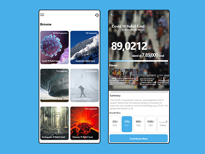 World Disasters Update App android app avalanche bilzzard branding covid19 figma ios mobile tomado ui design ux design xd design