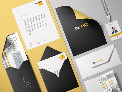 AI.ROB branding airob brand branding branding materials logodesign logotype new technologies robots