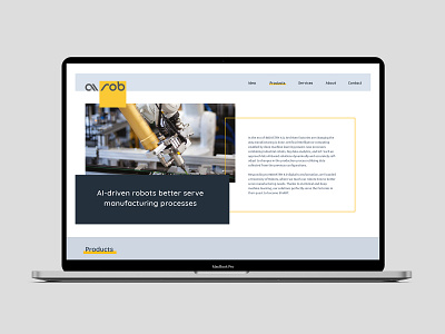 AI.ROB website airob branding landingpage new technologies robots web webdesign website website design websites