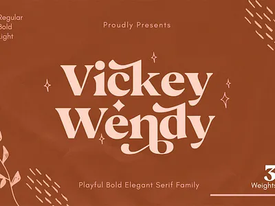 Vickey Modern Vintage Typeface classic font display font elegant font font font design fonts graphic design lettering logo font modern font retro font serif font signage font typeface typefaces typography vintage design vintage font vintage lettering vintage typography