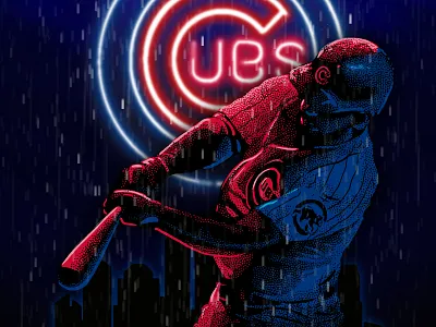 Go Cubs Go! cubs design drawing illustration poster sports