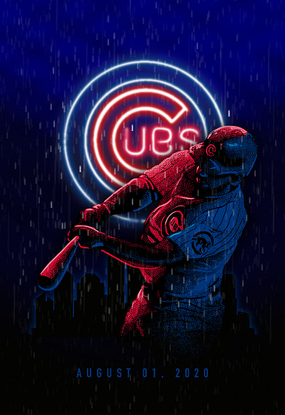 Go Cubs Go! cubs design drawing illustration poster sports