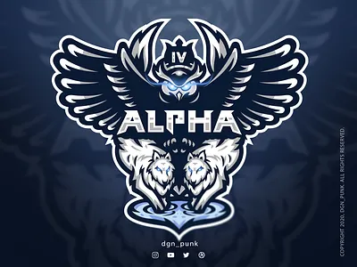 Owl and wolf logo artwork branding character characterdesign design designs esports game gaming icon illustraion lettering logo logos mascot sports ui vector vector illustration vectorart