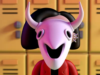 Jane Lane 90 90s c4d c4dart cartoon cartoons character characterdesign cinema4d daria daria mtv dariamtv mtv render