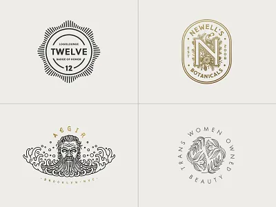 LogoLounge 12 X Jared Tuttle brand design brand identity branding branding design illustration logo logo badge logo design logo designer logolounge logomark logos