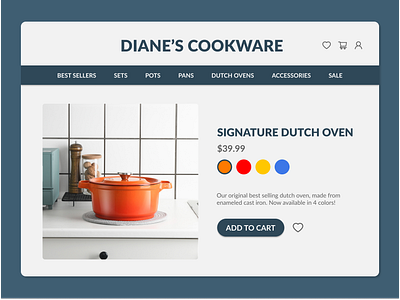 Daily UI (Day 12) - E-Commerce Shop (Single Item) dailyui dailyui 012 shopping website