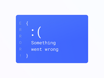 :( error