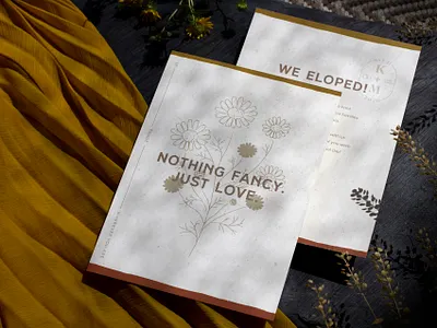 Nothing Fancy. Just Love. badge logo california card elopement flowers flowers illustration monogram nevada photography print design reno san francisco tahoe wedding invitation wedding rings wedding seal