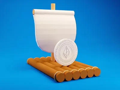 Cruisin' With My ETH blockchain creative design crypto ethereum illustration rendered