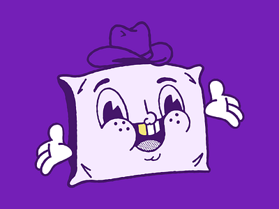 Pillow Buddy character characterdesign drawing fun illustration pillow